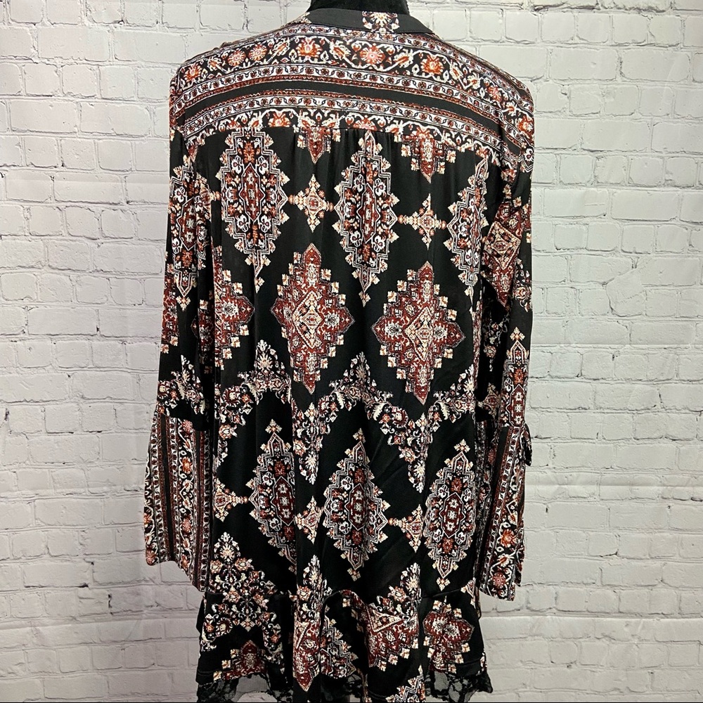 Style & Co Patterned Peasant Blouse - image 2